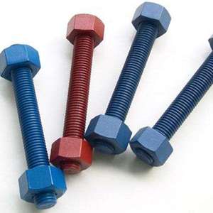 Asme B18.31.2 <span class=keywords><strong>Xylan</strong></span> Ptfe <span class=keywords><strong>Coating</strong></span> A193 Grade B7 Stud Bouten Rvs Zink Vlakte Ansi Blauw Double Ended Unc Un unf (M3-M100) - Product Image 6