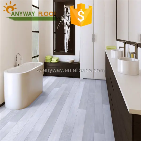 Hệ Thống Click Sàn Laminate Trắng Có Độ Bóng Cao Với Sợi Thủy Tinh