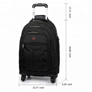 En gros Porter <span class=keywords><strong>Sur</strong></span> Dissimulable Bretelles À Roulettes De Chariot De Voyage Sac À Dos - Product Image 3