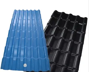 Asa ingegneria plastica rivestito in pvc di colore lamiera ondulata di copertura eccellente qualità ASA laminato tetto in ardesia