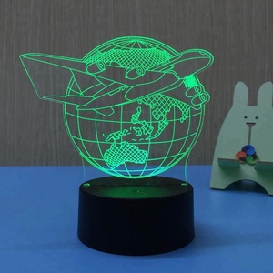 Regalo de San Valentín para Enamorados, Lámpara de Mesa Creativa con Efecto 3D, Lámpara de Noche LED Visual 3D de Ídolo Kpop, Lámpara de Noche Infantil - Product Image 5