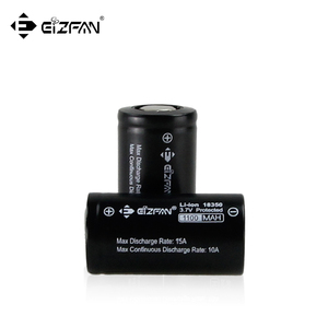 Fabrikpreis Eizfan 3,7V <span class=keywords><strong>18350</strong></span> Lithium-Ionen-Akku 1100mAh <span class=keywords><strong>15A</strong></span> Wiederaufladbarer Akku mit Flachkopf - Product Image 5