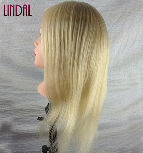 LINDAL femelle avec support <span class=keywords><strong>afro</strong></span> vrais cheveux mannequin poupée haute qualité tête de formation de cheveux coiffure - Product Image 4