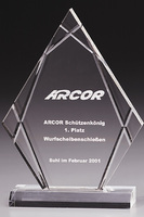Fabricant de trophées en cristal acrylique, design personnalisé, cadeau d'entreprise, trophée commémoratif, médaille