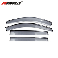 Deflector de viento para ventana de coche, protector solar para lluvia, 4 Uds. Personalizado