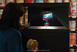 フルHD透明3Dホログラフィックディスプレイ画面、32インチホログラムボックス、ホログラムプロジェクター - Product Image 3