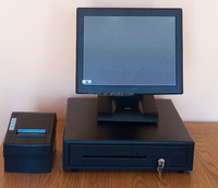 Runtouch RT-6800 вы получаете больше прибыли Windows dual touch pos Кассир для еды-заказа