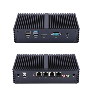 2019 Gráficos HD <span class=keywords><strong>Intel</strong></span> 4 escritorio Lan Pfsense Firewall Industrial sin ventilador Mini PC - Product Image 1