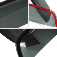 Visera de ventana de coche cromada ajuste universal personalizada lluvia/protector solar | Venta al por mayor producto específico viseras deflectores de insectos de viento