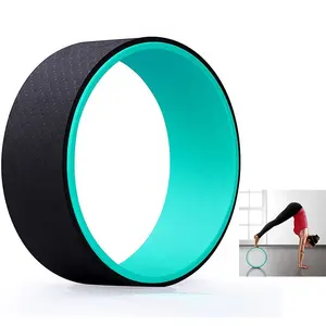 Eco Friendly Fitness Professional Yoga Roller Wheel Fitness Exercise Yoga Release Tight Chest and Shoulders Deepen Back Bend Str