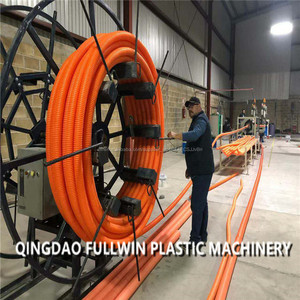 Chine usine Double Paroi Tube Ondulé <span class=keywords><strong>EN</strong></span> <span class=keywords><strong>PEHD</strong></span> Ligne de Production Faisant La Machine 50 MM-160 MM - Product Image 5