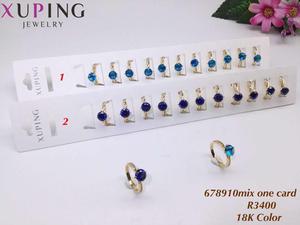 Anello <span class=keywords><strong>2</strong></span> Xuping della Città delle Piccole Merci di Yiwu, Stile Bestseller con Pietre Multicolore - Product Image 6