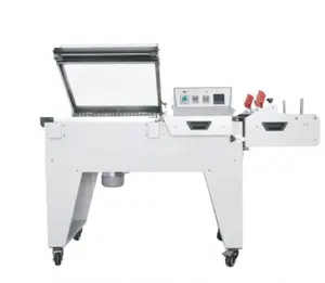 Shrink tunnel semi-auto sealer for heat shrink sealing packing shrink cutting