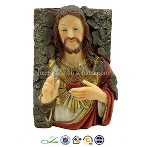 Cina forniture <span class=keywords><strong>credenza</strong></span> religiosa Jesus polyresin statua souvenir - Product Image 1
