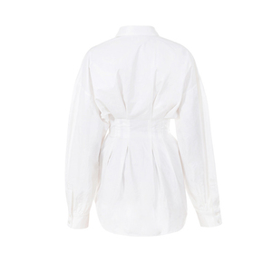 Maglia a manica lunga moda autunno camicia mini ufficio vestito indossare <span class=keywords><strong>abiti</strong></span> di lavoro - Product Image 4