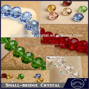 Jembatan kecil grosir banyak warna manik-manik kristal segi untuk pembuatan perhiasan Swakarya - Product Image 2