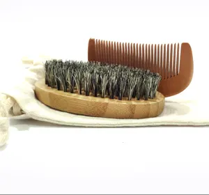 Haute qualité En Gros <span class=keywords><strong>barbe</strong></span> <span class=keywords><strong>brosse</strong></span> et peigne ensemble - Product Image 1