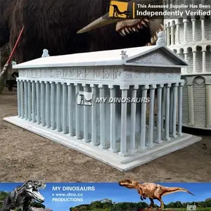 Meu dino mini modelo de arquitetura paisagens parthenon grécia