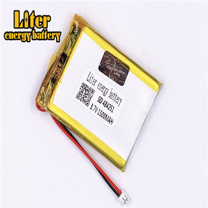 Plug 1,5-2 p 3,7 V 484251 1500 mAh rechargeable LiPo battery solar Li ion polymer lithium battery with PCM - Product Image 1
