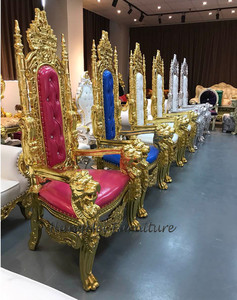 Wholesale Luxury Modern Resin King Throne <strong>Chairs</strong> <strong>Stackable</strong> Event <strong>Chairs</strong> for Hotels Banquets Weddings Parties <strong>Dining</strong> Living Bar - Product Image 4