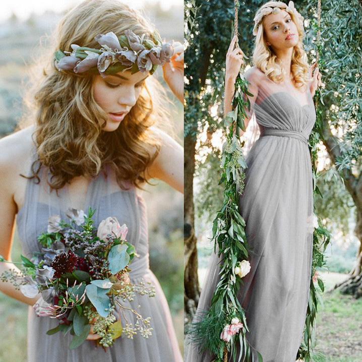 antique looking bridesmaid dresses Wedtrend Women Green Flower Long Bridesmaid Dress A Line One Shoulder  Convertible Design Print Ruched Wedding Party Dress  WEDTREND