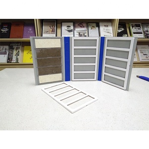 Giá bán buôn 2025 đá cẩm thạch cuốn sách đứng gấp collapsable hiển thị Kệ Đá Nhân Tạo Mẫu danh mục - Product Image 6