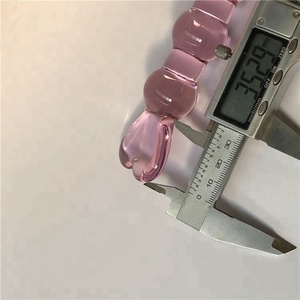 Formige Kurven Kristallherz Glas Dildos Vagina Anal Po-Plug Sexprodukte mit Dämpfungsprozess Sicherheit für Paare Sexspiel - Product Image 6