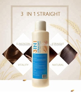 Oem/odm private label Cosméticos perm rebonding cabelo, alisamento creme de tratamento