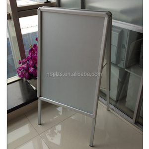 Açık zemin ekran reklam ayakta kurulu bir çerçeve işareti sokak ekran çift yan poster <span class=keywords><strong>stand</strong></span>ı - Product Image 2