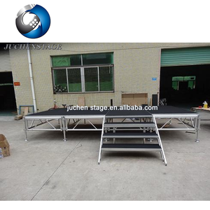 आउटडोर पोर्टेबल एल्यूमीनियम मोबाइल चरण मंच इस्तेमाल किया प्रदर्शन चरण के लिए बिक्री - Product Image 3