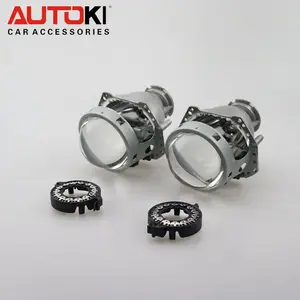 Lente hd autoki de 3 polegadas xenon, lente hid de projetor, d2s d1s d4s d3s hla 5 g5 bi-xenon