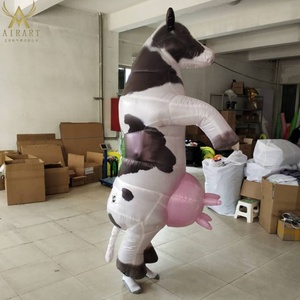 Disfraz Inflable <span class=keywords><strong>de</strong></span> Vaca Corredora para Eventos <span class=keywords><strong>de</strong></span> Carreras <span class=keywords><strong>de</strong></span> Animales, Desfile <span class=keywords><strong>de</strong></span> Carnaval, Mascota <span class=keywords><strong>de</strong></span> Toro - Product Image 2