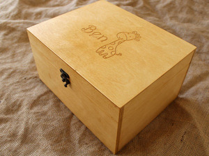 Custom Handmade Rectangle Wood Baby <strong>Memory</strong> <strong>Box</strong> Baby Keepsake Gift <strong>Box</strong> - Product Image 4
