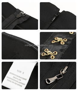 2017 oem de dos piezas mujeres top y pantalón ajustado hombro negro sexy traje bandage - Product Image 4