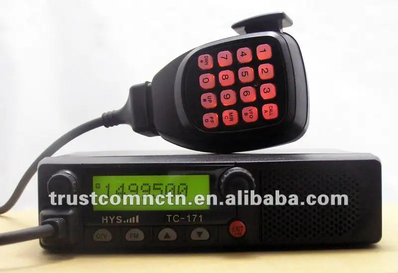 uhf vhf radio chinese met 50 watt mobiele radio tc-171