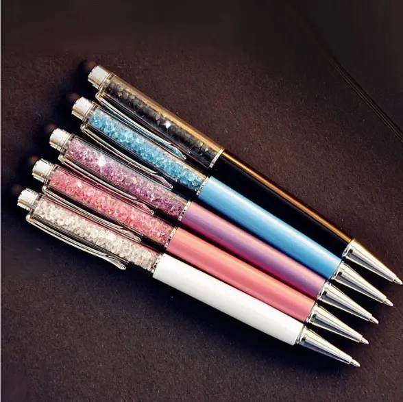 Creatway 2 in 1 Slim Diamond Crystal Stylus capacitive Touch Screen Pen Stylus For iPhone Tablet