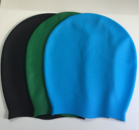 Bonnet de bain en silicone pour femmes à cheveux longs extra large imperméable Bonnet de bain pour dreadlocks