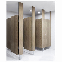 Cabine de douche compacte en phénolique HPL pour salle de sport I