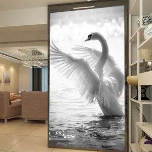 3d Poster Wallpaper 3D Painting Mural European Minimalist Swan Aisle Wallpaper Arabic Design Lcd Tv Wallpaper