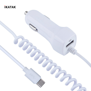 Fabrik Heißer Verkauf Schnelle 3.4A <span class=keywords><strong>2</strong></span> Port USB Auto Ladegerät Mit Kabel - Product Image 2
