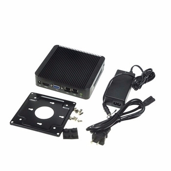 Celeron J1800 Mini PC Q180P Intel Core J1800 USB 3.0 4 * COM RS232 Win7 / Linux / Win8 DC 12 V escritorio de cliente ligero