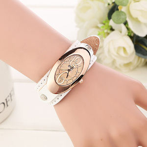 WJ-5282 สา<span class=keywords><strong>ย</strong></span>หนัง<span class=keywords><strong>แท้</strong></span> <span class=keywords><strong>นาฬิกา</strong></span>ข้อมือควอตซ์<span class=keywords><strong>ผู้หญิง</strong></span> ดีไซน์เรโทร เรียบง่า<span class=keywords><strong>ย</strong></span> สว<span class=keywords><strong>ย</strong></span>งาม มีเสน่ห์ - Product Image 5