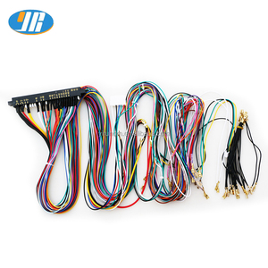 Cavo jamma a 28 pin per scheda di gioco arcade 5 6 tasti connettore da 4.8mm cablaggio telaio