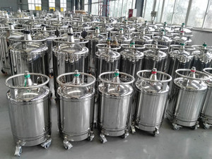 ถังไนโตรเจนเหลวแบบอัดแรงดันในตัวทำจากสแตนเลส - Product Image 5