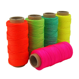 #18 ligne de pêche en <span class=keywords><strong>nylon</strong></span> 8 brins torsadés en <span class=keywords><strong>nylon</strong></span> fluorescent tress & maçonnerie torsadée ligne - Product Image 1