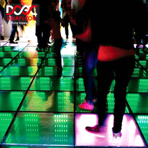 Pista de Baile con Espejo de Ilusión Infinita de Túnel del Tiempo Doble 3D para Fiestas, Bodas y Eventos - Product Image 2