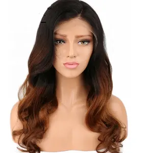 Highknight सस्ते 100% ब्राजील कुंवारी मानव बाल की ओर भाग 13*4 फीता सामने काले महिलाओं के लिए Wigs