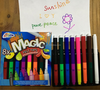 Increíble Juego de Rotuladores de Acuarela Camaleón que Cambian de Color para Niños