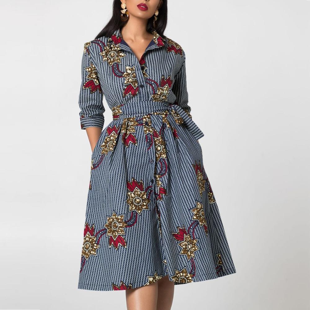 kitenge shirt dresses for ladies Kitenge shirt Dress - Gurafrica