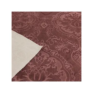 Embossed Italy Velvet Upholstery Fabricソファカーテンホームテキスタイル